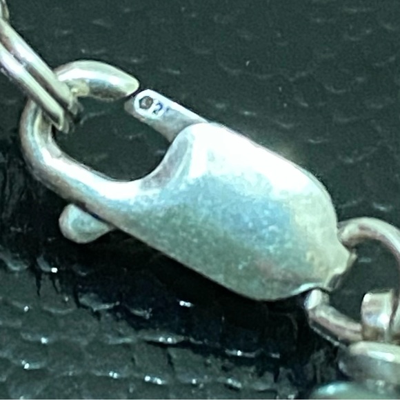 Vintage Peacock Freshwater 4mm Seed Pearl Sterling Silver Clasp Choker Necklace - Picture 9 of 13